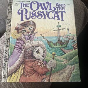 Vintage A Little Golden Book The Owl And The Pussycat 1982 #6076